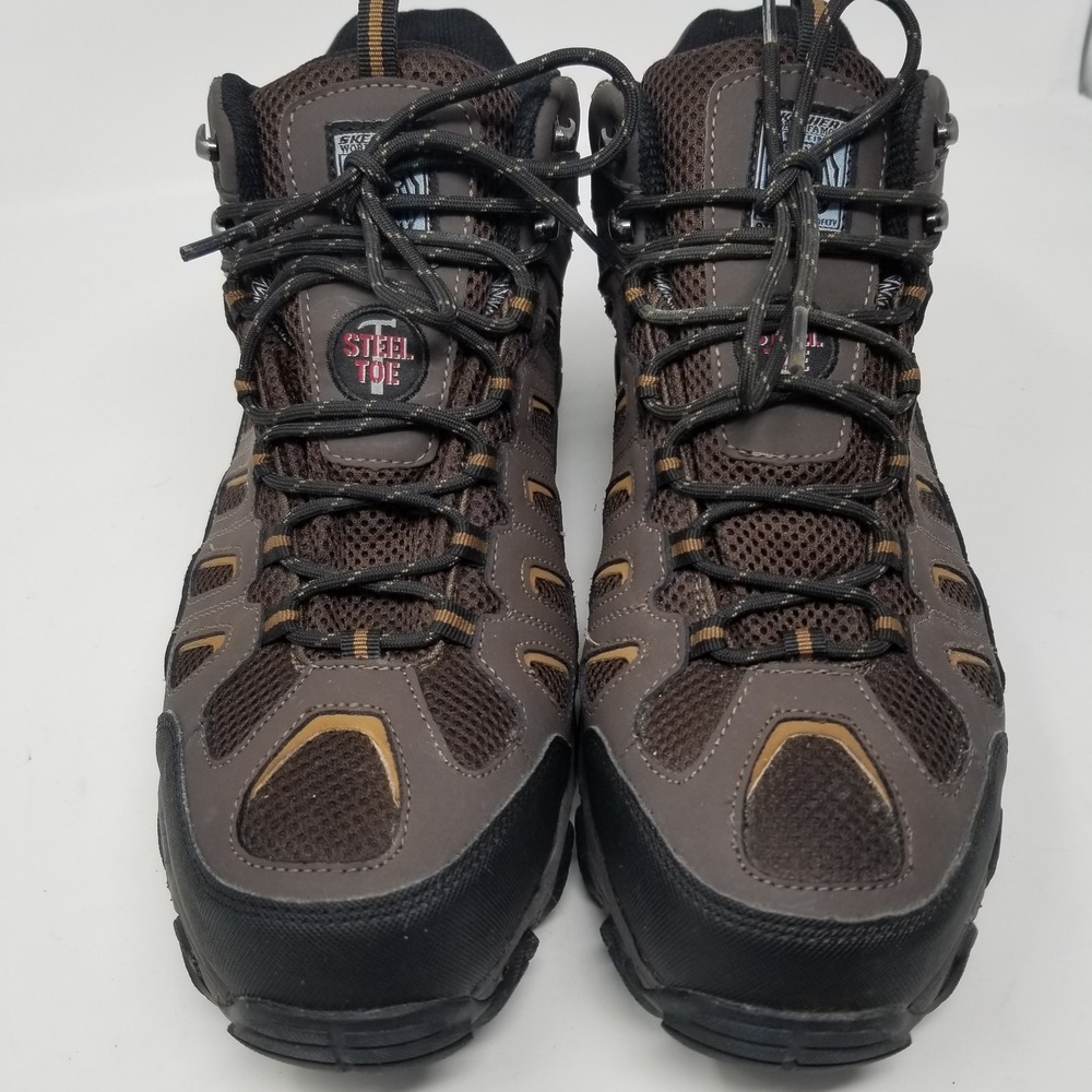 Skechers Work Blais Bixford ST Steel Toe Men's 12 Waterproof Hiking Boots 77054 - Picture 8 of 16